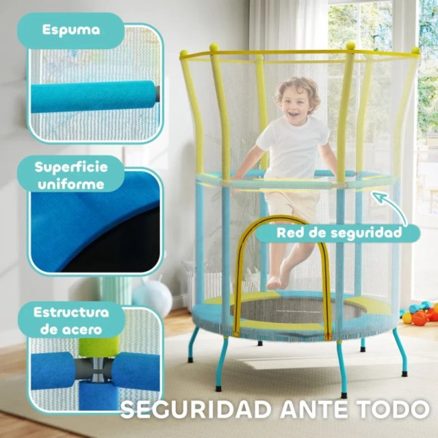 Trampolín Infantil  con Red