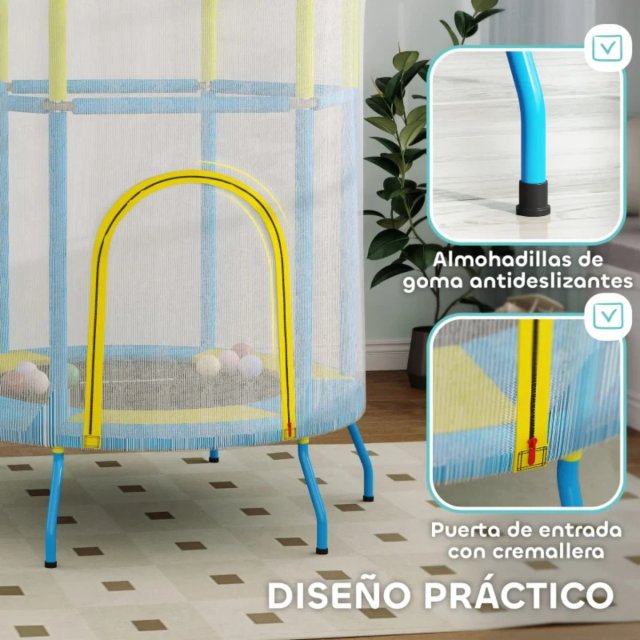 Trampolín Infantil  con Red