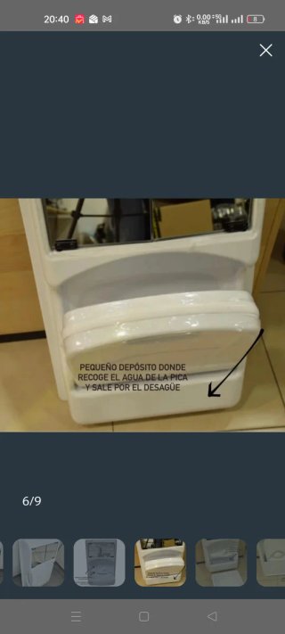 Mueble espejo baño caravana camper