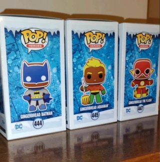Lotto Funko Pop DC - versione Gingerbread -