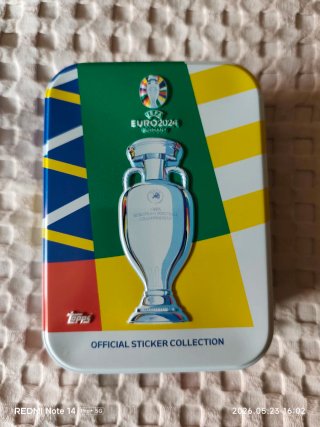Latas Topps Eurocopa Alemania 2024 (4 unidades)