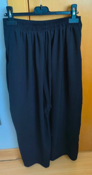 Pantalón Wide Leg Negro Talla S