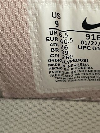 Nike Beige/Rosa Taglia 40.5