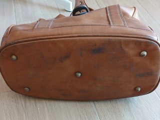 Bolso de cuero vintage BRIC'S marrón