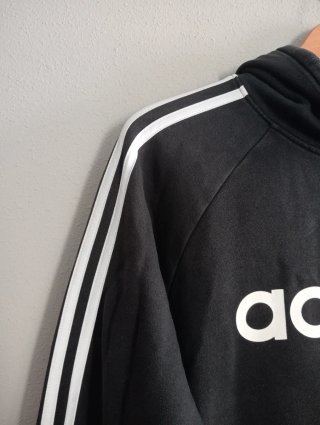 Sudadera Adidas Negra con Capucha Talla L