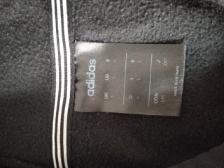Sudadera Adidas Negra con Capucha Talla L