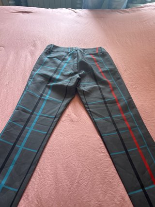 Pantalones Mercedes de Miguel a cuadros