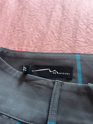 Pantalones Mercedes de Miguel a cuadros