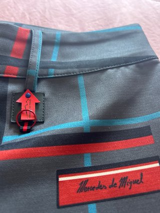 Pantalones Mercedes de Miguel a cuadros