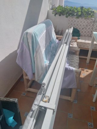 Toldo SmartSun Gris y Blanco