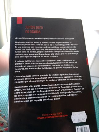 Libro JUNTOS PERO NO ATADOS
