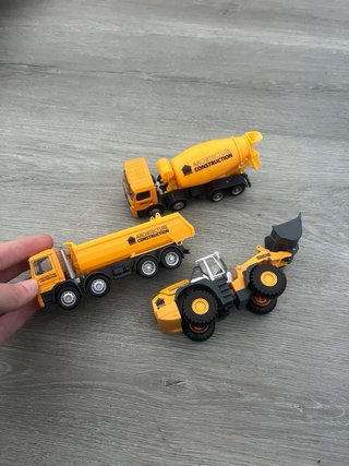 Juguetes Construcción Camión Hormigonera y Pala
