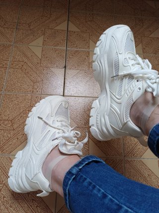 Sneakers donna bianche tg 37.5