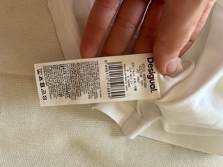 Camiseta Desigual Blanca Talla M