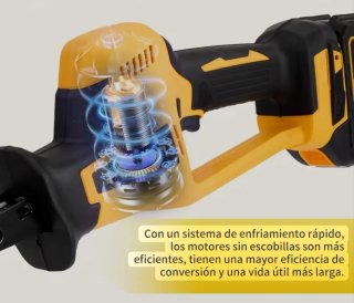 Sierra Sable Portátil Recargable (2 Baterías)