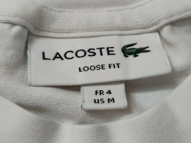 Camiseta Lacoste Titanic Talla XL