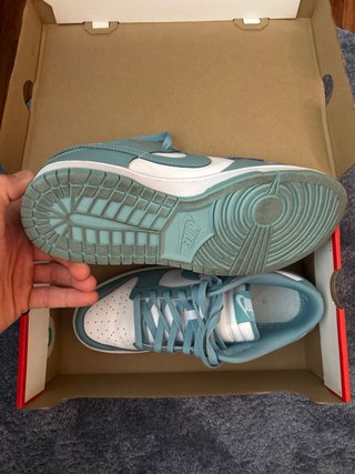 Zapatillas Nike Dunk Teal y Blanco