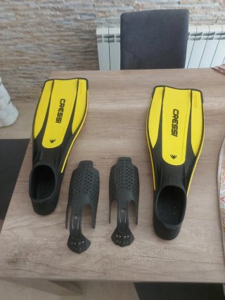 Aletas Cressi Pro Star Amarillo 43/44