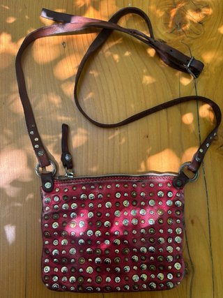 Borsa Campomaggi borchie e strass