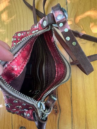 Borsa Campomaggi borchie e strass