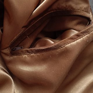 Vera Pelle Vintage Reindeer Leather Brown Bomber