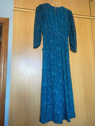 Vestido de fiesta verde