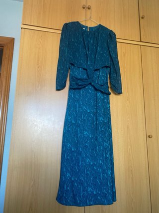 Vestido de fiesta verde