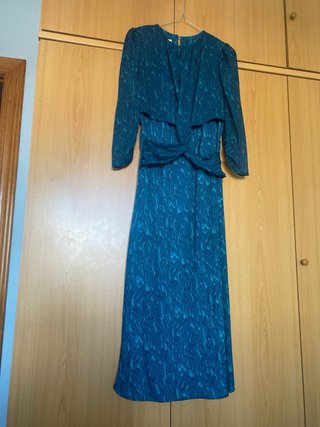 Vestido de fiesta verde