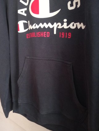 Sudadera Champion Azul Talla M Retro Vintage