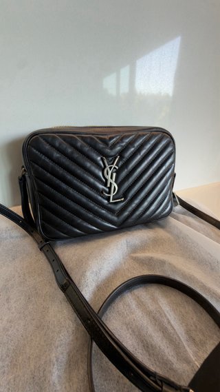 Bolso Cámara YSL Negro