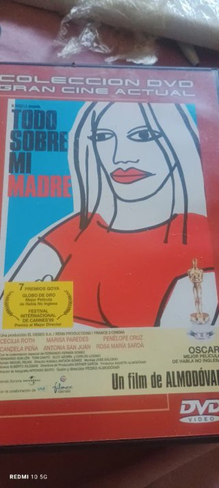 DVD Todo Sobre Mi Madre - Almodóvar