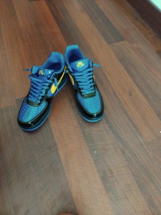 Nike Air Force 1 Azul/Amarillo