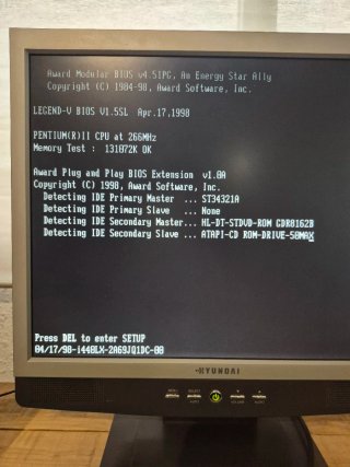 Pentium II pc vintage