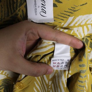 Marina Rinaldi Blusa Vintage Stampa Tropicale