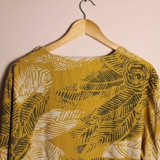 Marina Rinaldi Blusa Vintage Stampa Tropicale
