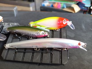 Lote de señuelos de pesca a spinning
