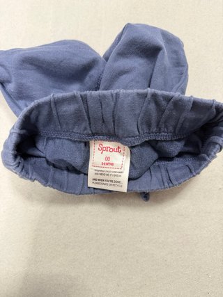 Pantaloncino Sprout bimbi blu 3/6 mesi