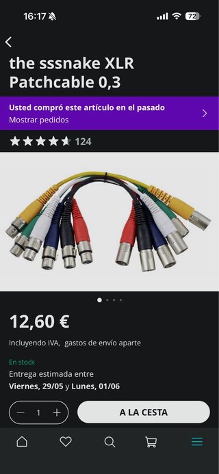 Cables XLR Macho-Hembra