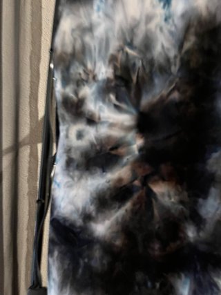 Vestido largo estampado abstracto