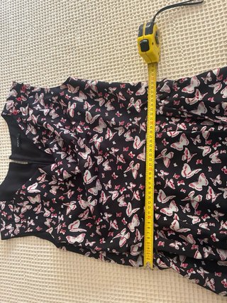 Vestido Mariposas Escote V Talla 40/42