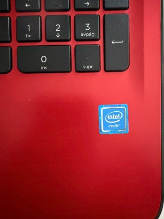 HP Notebook Intel Celeron Rojo