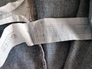 Trench vaquero largo azul Pull&Bear