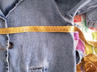 Trench vaquero largo azul Pull&Bear