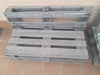 Sofas y Mesa Palet Jardín Madera