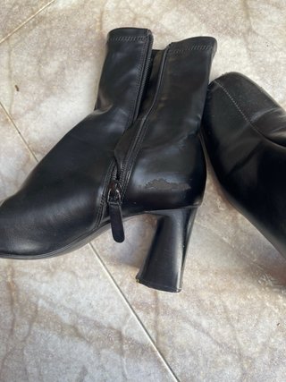 Botines tacón negros
