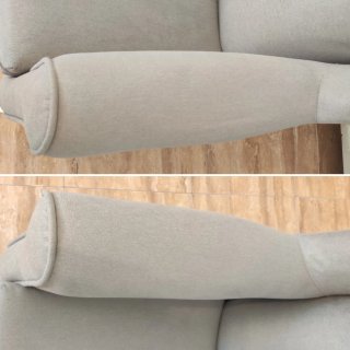 Sillón mecedora lactancia + 2 fundas gris