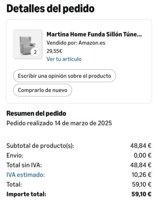 Sillón mecedora lactancia + 2 fundas gris