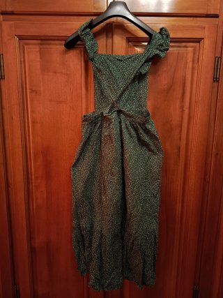 Vestitino floreale verde