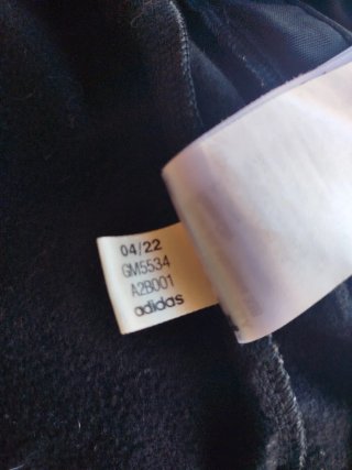 Chaqueta Adidas Negra con Rayas Blancas