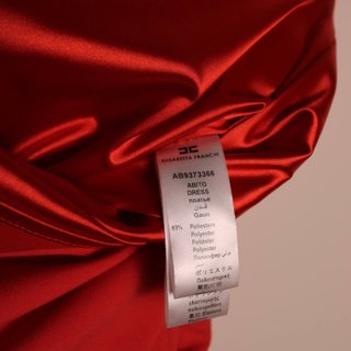 Abito Elisabetta Franchi Rosso Vintage Y2